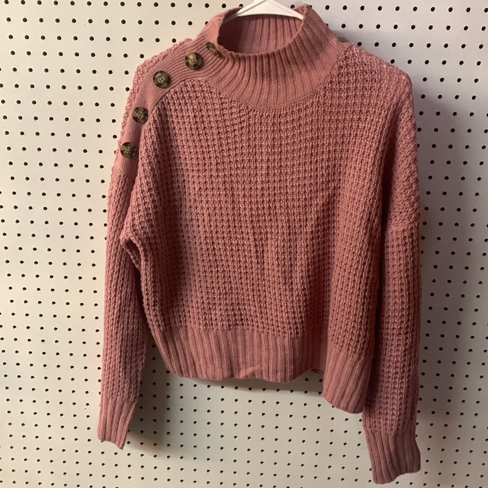 Pink sweater full circle trends